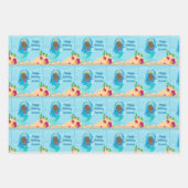 Kinder thuisdag van het Afrikaanse Amerikaanse mei Inpakpapier Vel (Voorkant 3)