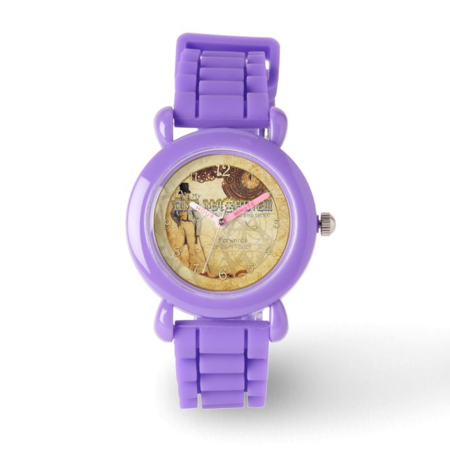 Kinder tijdmachine gepersonaliseerd horloge (Voorkant)