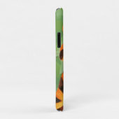 Kinder tijgerkunst groen sinaasappel Case-Mate iPhone case (Achterkant/rechts)