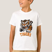 Kinder tijgers t-shirt (Voorkant)