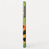 Kinder tijgertijger ziet groen sinaasappel uit Case-Mate iPhone case (Achterkant/links)