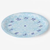 Kinder Time-Telling Paper Borden – Educatieve klok Papieren Bordje (Gekanteld)