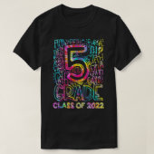 Kinder tinteling Afstuderen Afstuderen van de vijf T-shirt (Design voorkant)