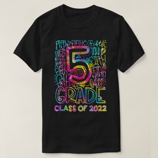 Kinder tinteling Afstuderen Afstuderen van de vijf T-shirt (Design voorkant)