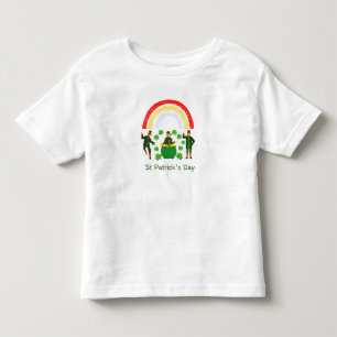 Kinder Toddler Leprechaun Gold St Patrick's Day Shirts