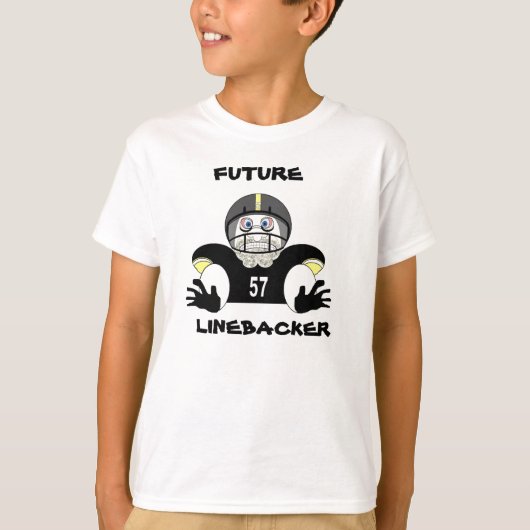 Kinder toekomst Linebacker T-shirt (Voorkant)