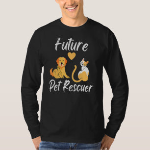 Kinder Toekomstige Pet Rescuer Kinder Dog Rescue A T-shirt
