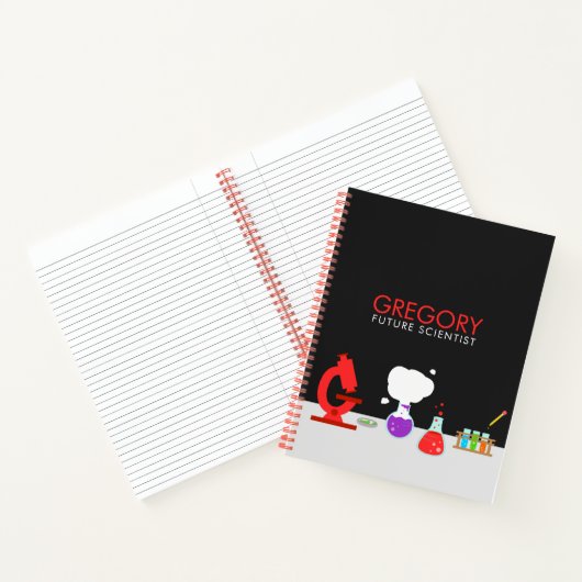 Kinder toekomstige wetenschapper notitieboek (Binnen)