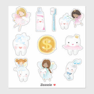 Kinder Tooth Fairy Sticker