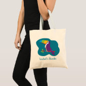 Kinder toucans kunstbibliotheektas tote bag (Voorkant (product))