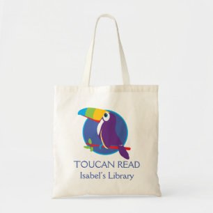 Kinder touroperator leest grafisch kunstbibliothee tote bag