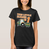 Kinder tractor ik ben 1 jaar Boerderij jongen trac T-shirt (Voorkant)