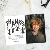 Kinder Trampoline Verjaardagsfeestje Dank u Bedankkaart