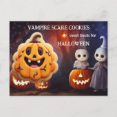 Kinder Treats Halloween Cookie Recept Briefkaart (Voorkant)