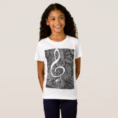 Kinder Treble Clef T-shirt (Voorkant volledig)