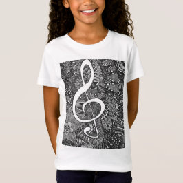 Kinder Treble Clef T-shirt