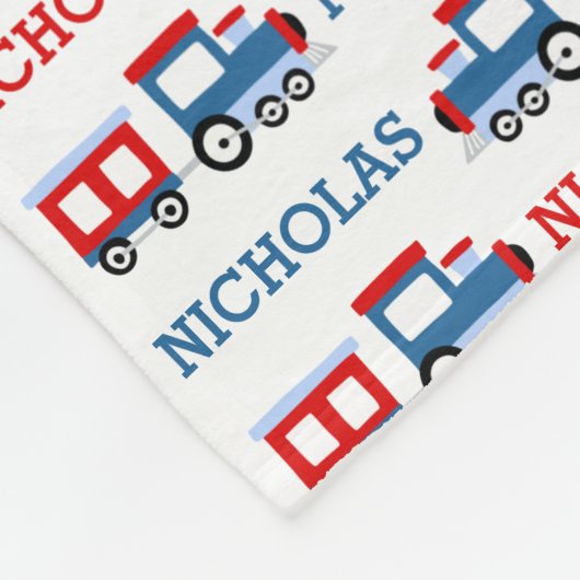 KINDER treindeken Fleece Deken (Hoek)