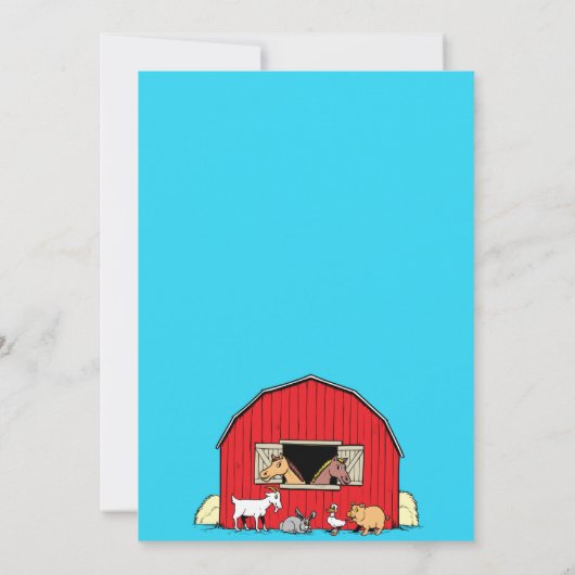 Kinder trekkerthema Birthday-uitnodiging Kaart (Achterkant)