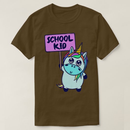 Kinder Trendy Statement School Class Studenten Ler T-shirt (Design voorkant)