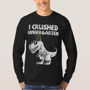 Kinder Trex Dino I Crush Kindergarten T-shirt