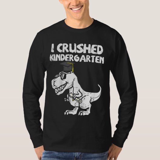 Kinder Trex Dino I Crush Kindergarten T-shirt (Voorkant)