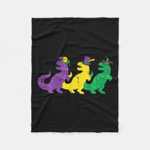 Kinder Trex Dinos Paars Geel Groen Toddler Boys M Fleece Deken