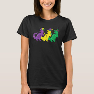 Kinder Trex Dinos Paars Geel Groen Toddler Boys M T-shirt