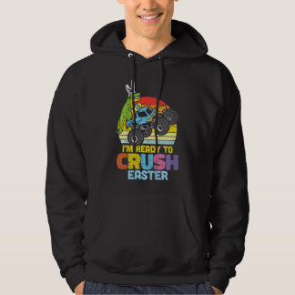 Kinder Trex Monster Truck klaar om paasstralen te  Hoodie