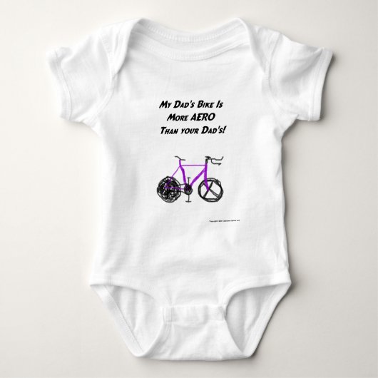 Kinder Triathlon (vader) Romper (Voorkant)
