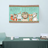 Kinder tribale verjaardagsfeest spandoek (Beurs)