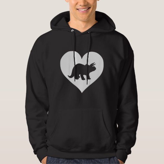 Kinder Triceratops Lover Meisjes Jongens Hoodie (Voorkant)