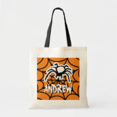 Kinder trick or treat canvas tas voor Halloween pa (Voorkant)