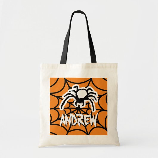 Kinder trick or treat canvas tas voor Halloween pa (Voorkant)