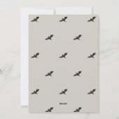 Kinder trick or treat parade feestdagenkaart (Achterkant)