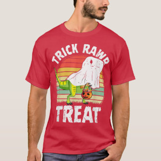 Kinder Trick Rawr Treat Skeleton Dino Trex Toddler T-shirt