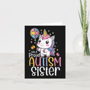 Kinder Trots Autisme Zuster Awareness Schattigee E Kaart
