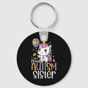 Kinder Trots Autisme Zuster Awareness Schattigee E Sleutelhanger
