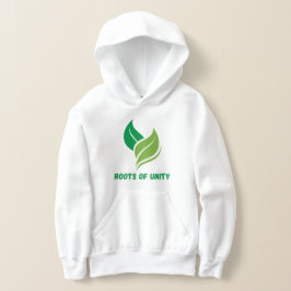 Kinder trui Hoodie – Roots of Unity Natuur Design