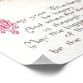 Kinder Tug over de  Thanksgiving van Giant Wishbon Poster (Hoek)