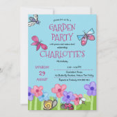 Kinder Tuin Party Natuur Trail Leuke Verjaardag Kaart (Voorkant)