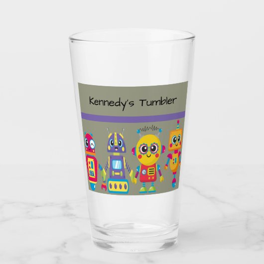 Kinder Tumbler met robots (Voorkant)