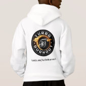 Kinder Turbo Burnout Merch Hoodie (Achterkant)