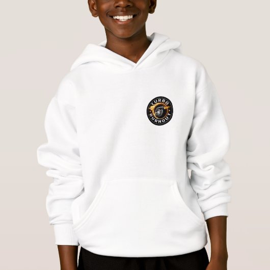 Kinder Turbo Burnout Merch Hoodie (Voorkant)