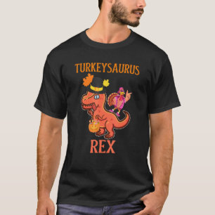 Kinder Turkeysaurus Rex Dab Turkey Dino Toddler Bo T-shirt