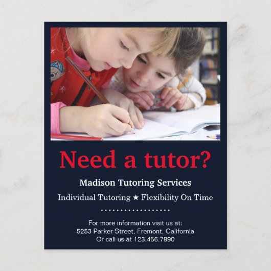 Kinder Tutor Flyer (Achterkant)