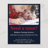 Kinder Tutor Flyer (Voorkant)