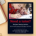 Kinder Tutor Flyer<br><div class="desc">Reclamebrochure. Pas het met uw eigen tekst aan en verspreid het woord.</div>