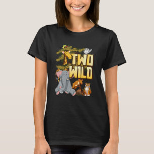 Kinder twee in het wild levende dieren 2e geboorte t-shirt