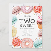 Kinder twee lieve 2e verjaardagsfeestje kaart (Voorkant)