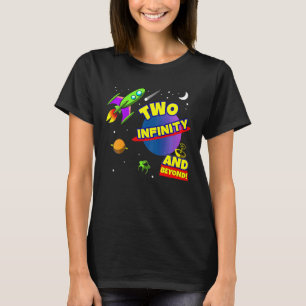 Kinder tweedaagse oneindigheid van 2 jaar en ouder t-shirt
